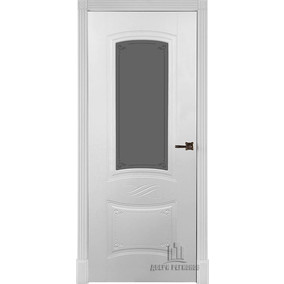 Дверь межкомнатная Марианна Эмаль белая (остекленная)