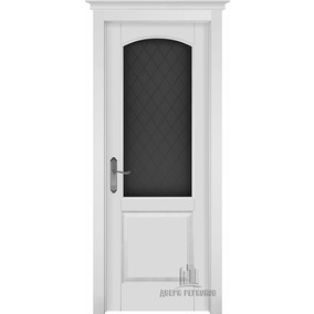 Дверь межкомнатная Фоборг Эмаль белая (остекленная)