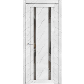 Дверь межкомнатная UniLine Mramor 30006/1 Marable Soft Touch Остекленная