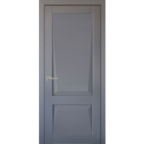 Дверь межкомнатная Перфекто 101 бархат серый
